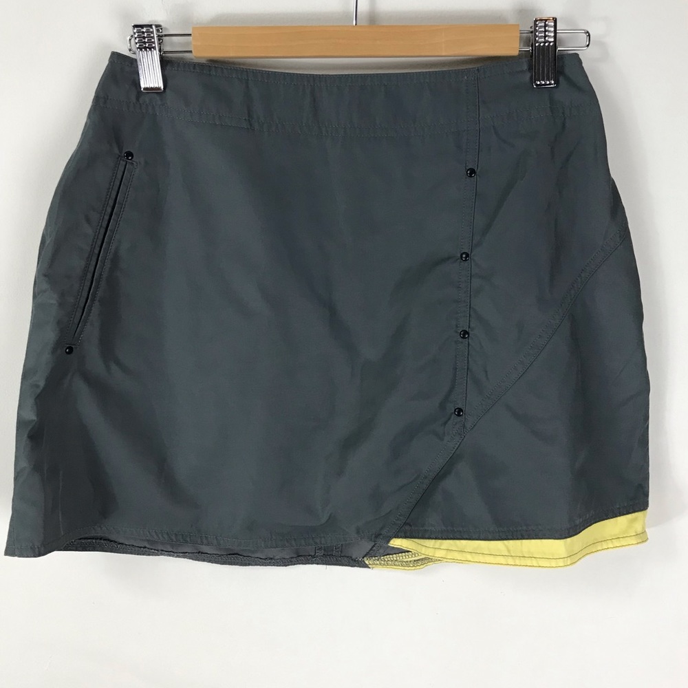 JAMIE SADOCK Gray Nylon Cotton Golf Skirt